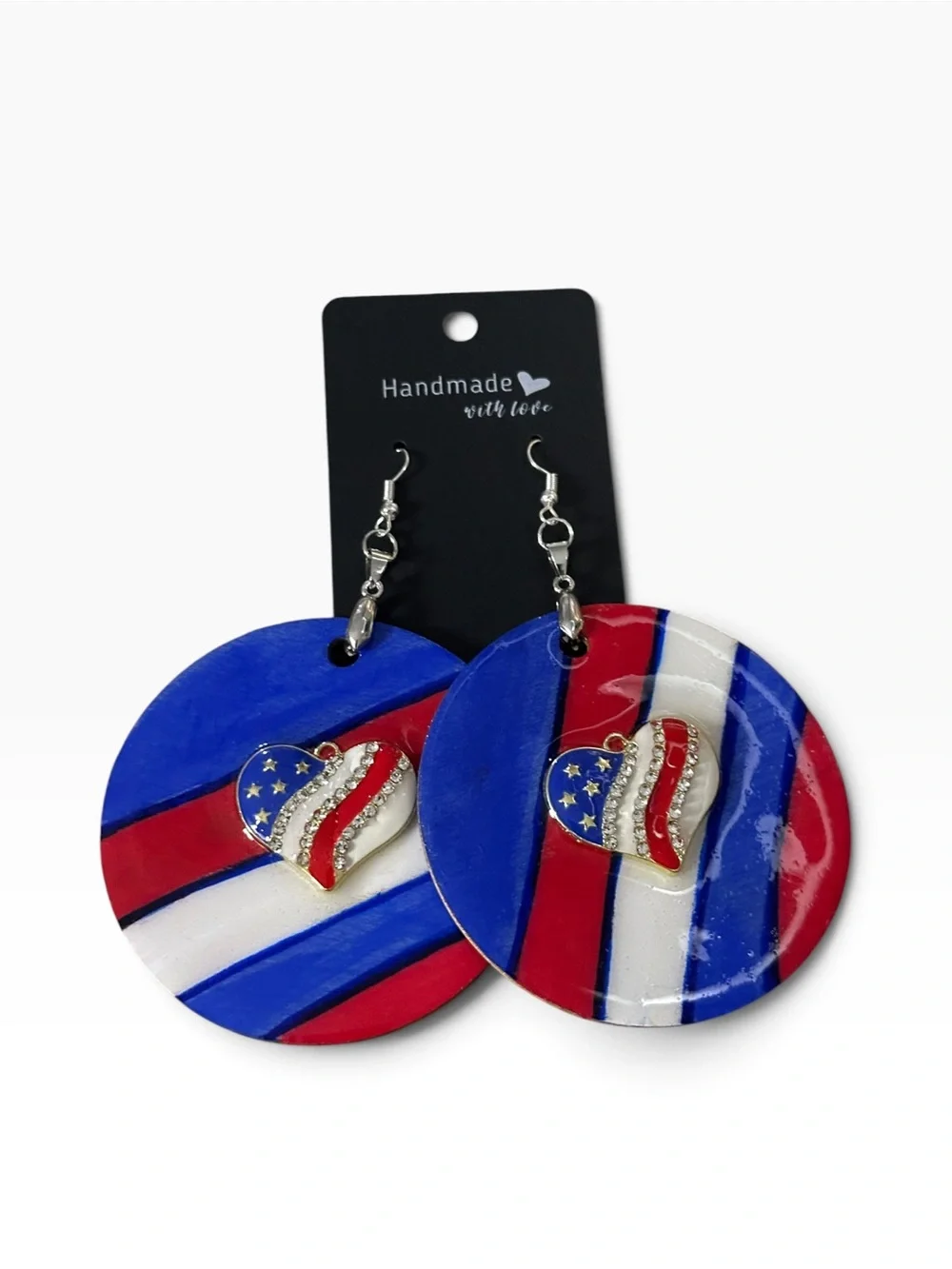 Freedom To Be You Hand-painted Hoop Earrings